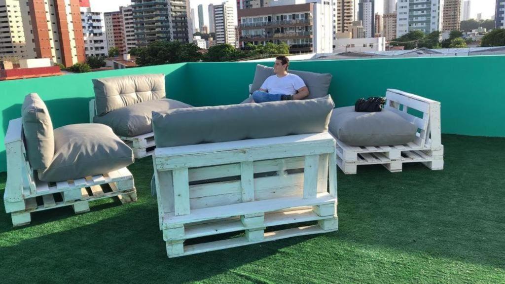 Na Praia Hostel João Pessoa Eksteriør bilde